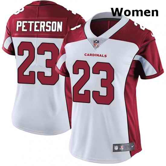 Womens Nike Arizona Cardinals 23 Adrian Peterson White Vapor Untouchable Elite Player NFL Jersey